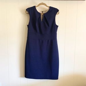 Donna Ricco New York Navy Sleeveless Dress Size 12